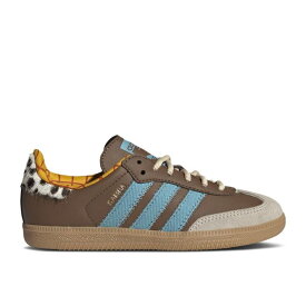 アディダス Adidas 【 Toy Story X Samba Og C 'Woody' Youth Preloved Brown/Preloved Blue/Alumina 】 サンバ キッズ ベビー マタニティ キッズファッション 靴 その他 ジュニア キッズ 茶色 ブラウン 青色 ブルー