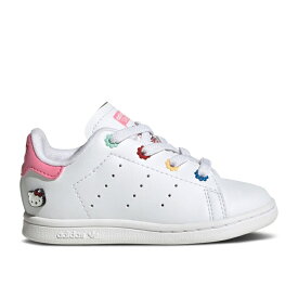 アディダス Adidas 【 Hello Kitty X Stan Smith El I 'Floral Beads' Infant Cloud White/Cloud White/Bliss Pink 】 キッズ ベビー マタニティ ベビーファッション 靴 スニーカー ベビー 白色 ホワイト pink ピンク
