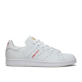 アディダス Adidas 【 Wmns Stan Smith 'Valentine's Day' Women Cloud White/Scarlet/Gold Metallic 】 レディース 白色 ホワイト ゴールド