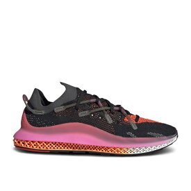 アディダス Adidas 【 4D Fusio 'Black Pink' Men Core Black/Grey Six/Dove Grey 】 メンズ コア 黒色 ブラック 灰色 グレー