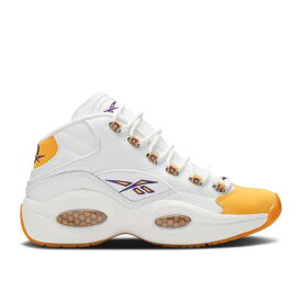 リーボック Reebok 【 Question Mid 'Yellow Toe' Shoe Palace Special Box Men White/Yellow/Ultraviolet 】 Question クエスチョン ミッド special スペシャル ボックス メンズ 白色 ホワイト yellow 黄色・イエロー