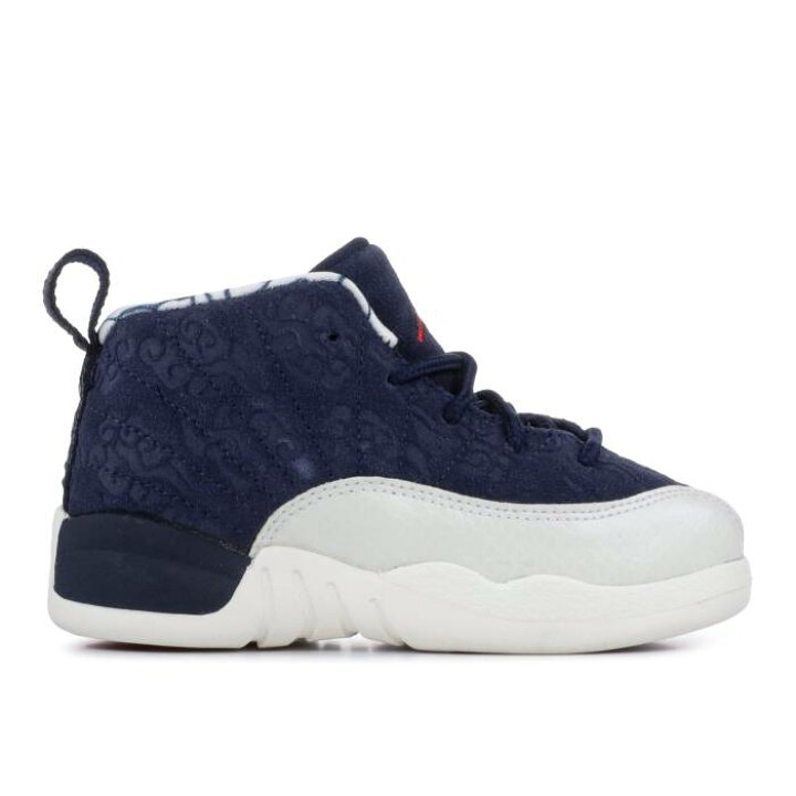 Air Jordan 【 Jordan 12 【調節可能ストラップ】 Retro Td 'University Blue' 🎐 Infant 】 ベビー