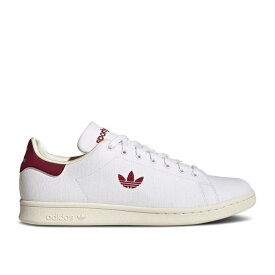 アディダス Adidas 【 Sporty & Rich X Stan Smith 'White Collegiate Burgundy' Men Cloud White/Collegiate Burgundy/Off White 】 メンズ 白色 ホワイト ワイン色・バーガンディー