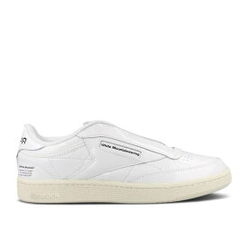 リーボック Reebok 【 White Mountaineering X Club C 85 'White Chalk' Men White/Chalk/Black 】 白色 ホワイト クラブ メンズ 白色 ホワイト 黒色 ブラック