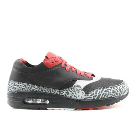 ナイキ Nike 【 Air Max 1 Nl Premium 'Elephant Print - Black Varsity Red' Men Black/Black/Varsity Red 】 マックス Premium プレミアム 黒色 ブラック メンズ 黒色 ブラック Red 赤・レッド