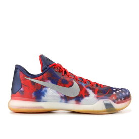 【 NIKE KOBE 10 'USA' / UNVRSTY RED RFLCT SLVR PHT BL 】 コービー 赤 レッド スニーカー メンズ ナイキ