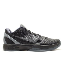 【 NIKE ZOOM KOBE 6 'BLACKOUT' / BLACK DARK GREY WHITE 】 ズーム コービー 黒色 ブラック 灰色 グレー 白色 ホワイト スニーカー メンズ ナイキ