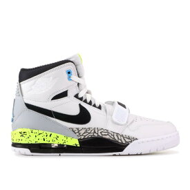 【 AIR JORDAN JUST DON X JORDAN LEGACY 312 'BILLY HOYLE' / WHITE BLACK VOLT VIVID BLUE 】 ナイキ レガシー 白色 ホワイト 黒色 ブラック 青色 ブルー エアジョーダン スニーカー メンズ