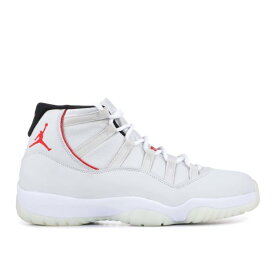 【 AIR JORDAN AIR JORDAN 11 RETRO 'PLATINUM TINT' / PLATINUM TINT UNIVERSITY RED 】 ナイキ プラチナム 赤 レッド エアジョーダン スニーカー メンズ