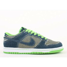 【 NIKE DUNK LOW GS / DENIM DENIM MEAN GREEN 】 ダンク デニム 緑 グリーン ダンクロー ジュニア キッズ ベビー マタニティ スニーカー ナイキ