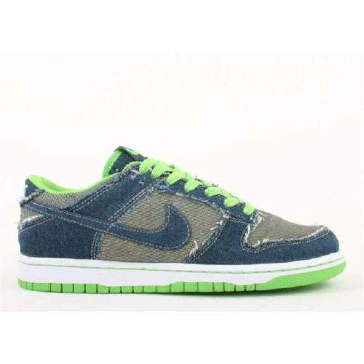 楽天市場】【 NIKE DUNK LOW GS / DENIM DENIM MEAN GREEN 】 ダンク  