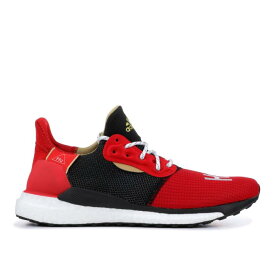 【 ADIDAS PHARRELL X SOLAR HU GLIDE ST 'CHINESE NEW YEAR' / RED CORE BLACK 】 アディダス グライド 赤 レッド コア 黒色 ブラック スニーカー メンズ