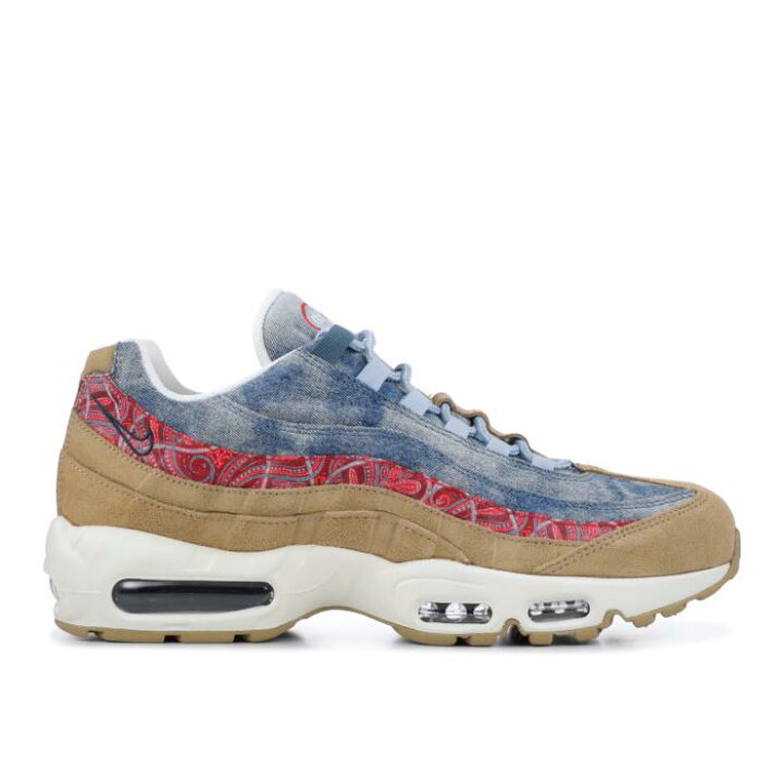 楽天市場 ナイキ Nike マックス ベージュ 紺色 ネイビー エアマックス Wild West スニーカー メンズ Nike 95 Parachute Beige University Redthunderstormlight Armory Bluesailarmory Navy スニケス
