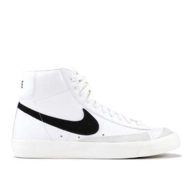 【 NIKE BLAZER MID '77 VINTAGE 'WHITE BLACK' / WHITE BLACK 】 ブレイザー ミッド ビンテージ ヴィンテージ 白色 ホワイト 黒色 ブラック スニーカー メンズ ナイキ