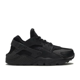 【 NIKE WMNS AIR HUARACHE RUN 'TRIPLE BLACK' / BLACK BLACK 】 ハラチ ラン 黒色 ブラック ハラチラン スニーカー レディース ナイキ