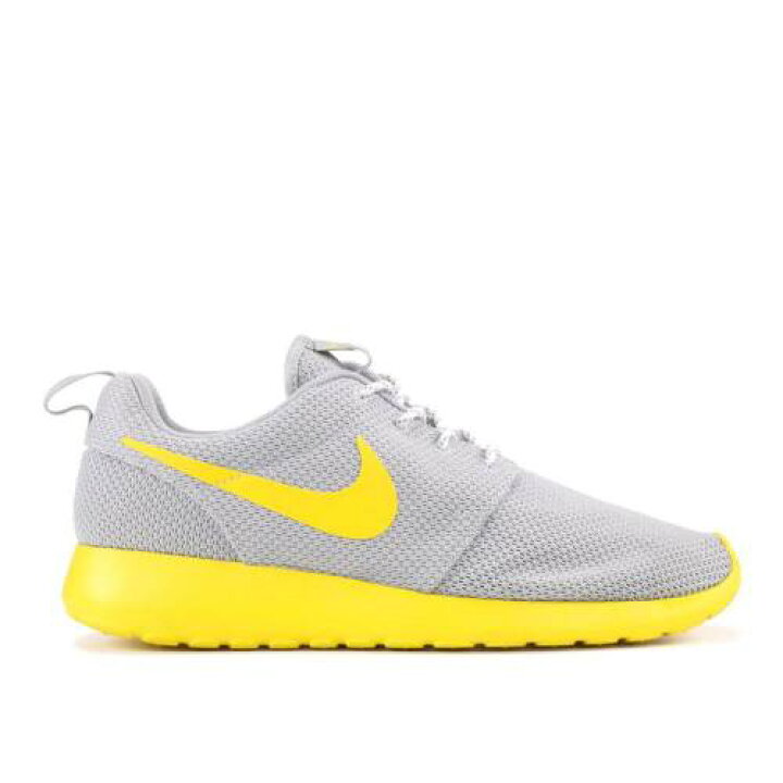 楽天市場 ナイキ Nike ラン 灰色 グレー スピード 黄色 イエロー スニーカー メンズ Speed Yellow Nike Roshe Run Wolf Grey スニケス