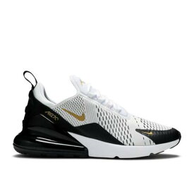 【 NIKE AIR MAX 270 'WHITE GOLD' / WHITE METALLIC GOLD BLACK 】 マックス 白色 ホワイト ゴールド 黒色 ブラック エアマックス スニーカー メンズ ナイキ