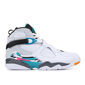 【 AIR JORDAN AIR JORDAN 8 RETRO 'SOUTH BEACH' / WHITE WHITE TURBO GREEN 】 ナイキ 白色 ホワイト ターボ 緑 グリーン エアジョーダン スニーカー メンズ