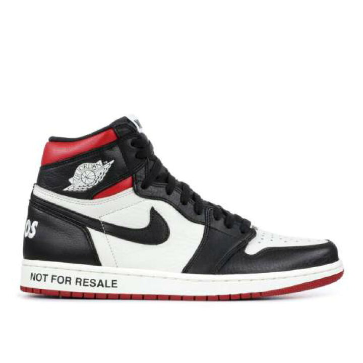 楽天市場 エアジョーダン Air Jordan ハイ 赤 レッド エアジョーダン Not Resale スニーカー メンズ Red 1 Retro High Og Nrg For Sail Blackvarsity スニケス