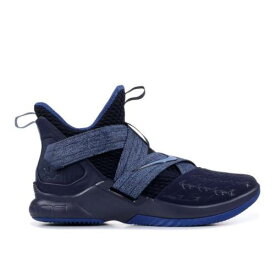 【 NIKE LEBRON SOLDIER 12 'ANCHOR' / BLACKENED BLUE WORK BLUE GYM 】 レブロン ソルジャー 青色 ブルー スニーカー メンズ ナイキ