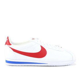 【 NIKE CLASSIC CORTEZ LEATHER 'FORREST GUMP' / WHITE VARSITY RED 】 クラシック コルテッツ レザー 白色 ホワイト 赤 レッド クラシックコルテッツ スニーカー メンズ ナイキ