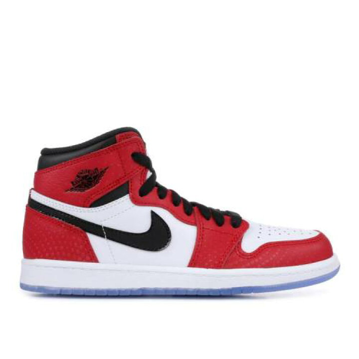 楽天市場 エアジョーダン Air Jordan ハイ 赤 レッド 青色 ブルー エアジョーダン Origin Story ジュニア キッズ Red 1 Retro High Ps Gym Blackwhitephoto Blue スニケス