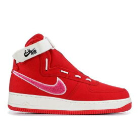 【 NIKE EMOTIONALLY UNAVAILABLE X AIR FORCE 1 HIGH 'HEART' / TEAM RED SAIL PINK BLAST 】 ハイ チーム 赤 レッド ピンク ブラスト エアフォース スニーカー メンズ ナイキ