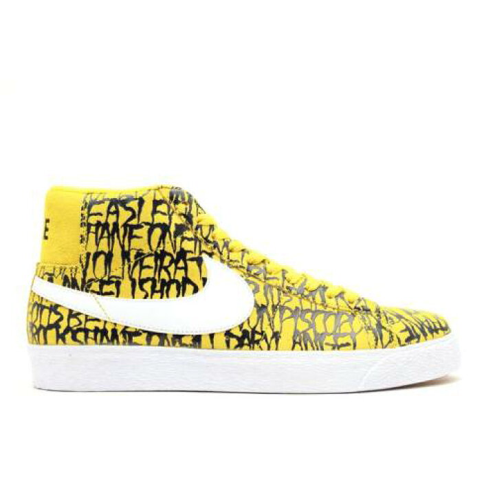 楽天市場 ナイキ Nike ブレイザー エスビー プレミアム 黄色 イエロー Neckface スニーカー メンズ Premium Yellow Nike Blazer Sb Tour Whiteblack スニケス