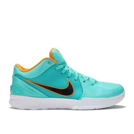 【 NIKE UNDEFEATED X KOBE 4 PROTRO 'HYPER JADE' / TEAL MANGO WHITE 】 アンディフィーテッド コービー プロトロ 白色 ホワイト スニーカー メンズ ナイキ