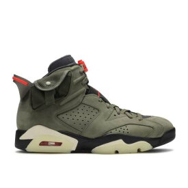 【 AIR JORDAN TRAVIS SCOTT X JORDAN 6 RETRO 'OLIVE' / MEDIUM OLIVE BLACK SAIL 】 ナイキ オリーブ 黒色 ブラック エアジョーダン トラヴィススコット スニーカー メンズ