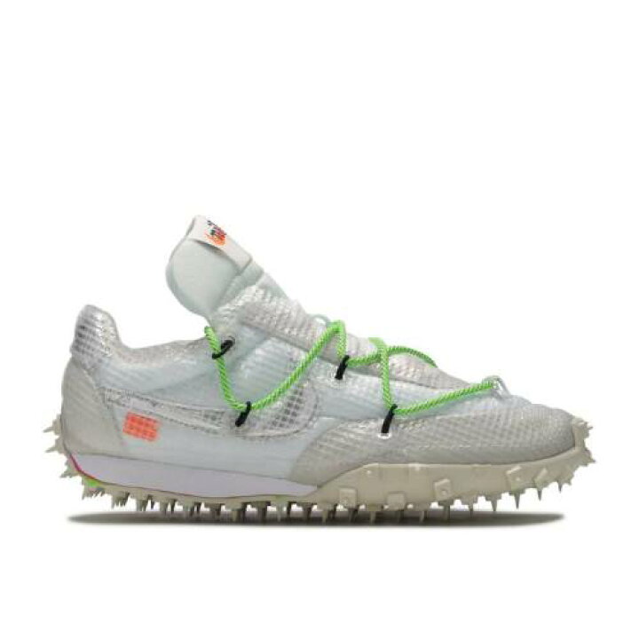 楽天市場 ナイキ Nike オフホワイト ワッフル 白色 ホワイト 緑 グリーン 黒色 ブラック Electric Green スニーカー レディース Green Nike Offwhite X Wmns Waffle Racer White Electric Black スニケス