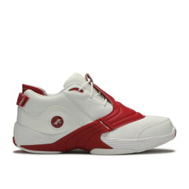 【 REEBOK ANSWER 5 'WHITE RED' 2019 / WHITE RED 】 リーボック 白色 ホワイト 赤 レッド スニーカー メンズ