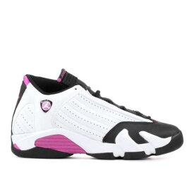 【 AIR JORDAN JORDAN 14 RETRO GS 'FUCHSIA BLAST' / WHITE FUCHSIA FLASH BLACK 】 ナイキ 白色 ホワイト 黒色 ブラック エアジョーダン ジュニア キッズ ベビー マタニティ スニーカー