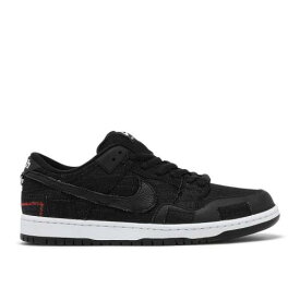 【 NIKE WASTED YOUTH X DUNK LOW SB 'BLACK DENIM' SPECIAL BOX / BLACK UNIVERSITY RED WHITE 】 子供用 ダンク エスビー スペシャル ボックス 黒色 ブラック 赤 レッド 白色 ホワイト ダンクロー スニーカー メンズ