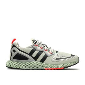 【 ADIDAS ZX 2K 4D 'FAINT GREEN' / CLOUD WHITE CORE BLACK SIGNAL 】 アディダス 白色 ホワイト コア 黒色 ブラック スニーカー メンズ