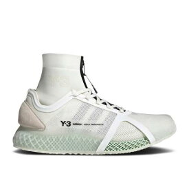 【 ADIDAS Y-3 RUNNER 4D IOW MID 'CORE WHITE' / CORE WHITE OFF WHITE BLACK 】 アディダス ミッド コア 白色 ホワイト 黒色 ブラック スニーカー メンズ