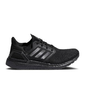 【 ADIDAS ULTRABOOST 20 'TRIPLE BLACK' / BLACK BLACK RED FLUO BLACK 】 アディダス 黒色 ブラック 赤 レッド スニーカー メンズ