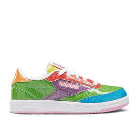 【 REEBOK HASBRO X CLUB C LITTLE KID 'CANDY LAND' / SUPER GREEN AUBERGINE WHITE 】 リーボック クラブ 緑 グリーン 白色 ホワイト ジュニア キッズ ベビー マタニティ スニーカー