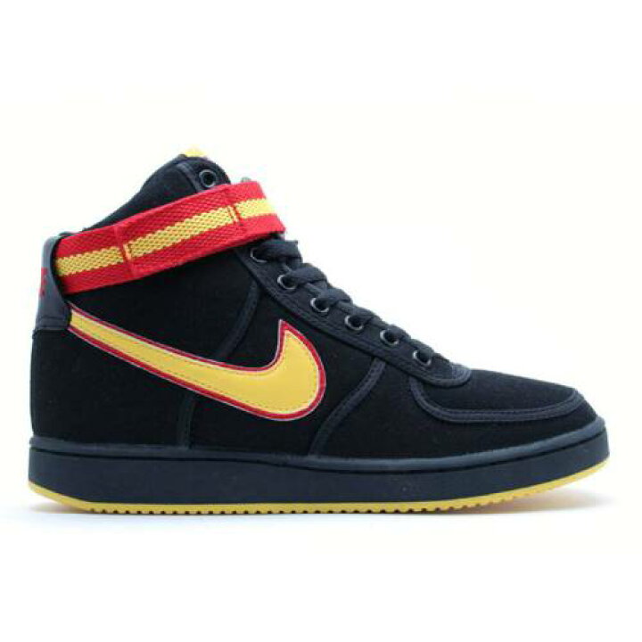楽天市場 ナイキ Nike バンダル 黒色 ブラック 黄色 イエロー 赤 レッド スニーカー メンズ Yellow Red Nike Vandal Hi Canvas Black Zestsport スニケス
