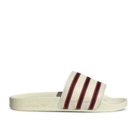 【 ADIDAS ESPN X ADILETTE SLIDE '1979' / CREAM WHITE CORE BLACK VIVID 】 アディダス アディレッタ サンダル クリーム 白色 ホワイト コア 黒色 ブラック スニーカー メンズ