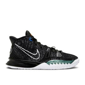 【 NIKE KYRIE 7 GS 'BK BLACK' / BLACK OFF NOIR CHILE RED WHITE 】 カイリー 黒色 ブラック 赤 レッド 白色 ホワイト ジュニア キッズ ベビー マタニティ スニーカー ナイキ