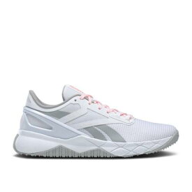 【 REEBOK WMNS NANOFLEX TR 'WHITE PURE GREY' / WHITE PURE GREY 3 ORANGE FLARE 】 リーボック ピュア 白色 ホワイト 灰色 グレー 橙 オレンジ スニーカー レディース