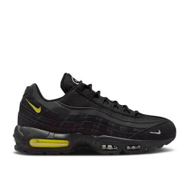 【 NIKE AIR MAX 95 'BLACK YELLOW STRIKE' / BLACK METALLIC COOL GREY YELLOW 】 マックス 黄色 イエロー 黒色 ブラック クール 灰色 グレー エアマックス スニーカー メンズ ナイキ