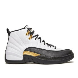 【 AIR JORDAN JORDAN 12 RETRO 'ROYALTY' / WHITE BLACK METALLIC GOLD 】 ナイキ 白色 ホワイト 黒色 ブラック ゴールド エアジョーダン スニーカー メンズ