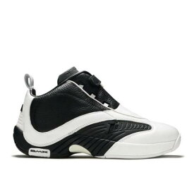 【 REEBOK ANSWER 4 'WHITE BLACK' / WHITE BLACK SILVER METALLIC 】 リーボック 白色 ホワイト 黒色 ブラック 銀色 シルバー スニーカー メンズ