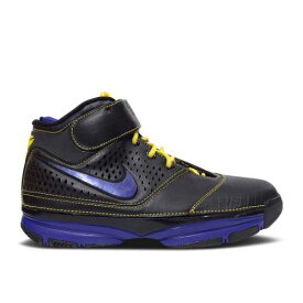 【 NIKE ZOOM KOBE 2 'LAKERS AWAY' ASIA EXCLUSIVE / BLACK GRAPE ICE VARSITY MAIZE 】 ズーム コービー 黒色 ブラック スニーカー メンズ ナイキ