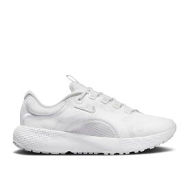 【 NIKE WMNS REACT ESCAPE RUN 'TRIPLE WHITE' / WHITE IRIS WHISPER METALLIC 】 リアクト ラン 白色 ホワイト スニーカー レディース ナイキ