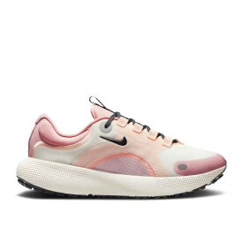 【 NIKE WMNS REACT ESCAPE RUN 'SAIL PINK GLAZE' / SAIL PINK GLAZE CRIMSON TINT 】 リアクト ラン ピンク クリムゾン スニーカー レディース ナイキ