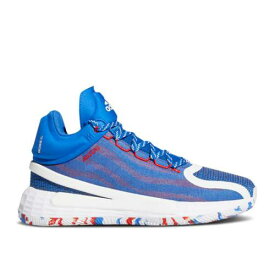 【 ADIDAS D ROSE 11 'FAST DON'T LIE - BLUE' / BLUE SCARLET CLOUD WHITE 】 アディダス ローズ 青色 ブルー 白色 ホワイト スニーカー メンズ