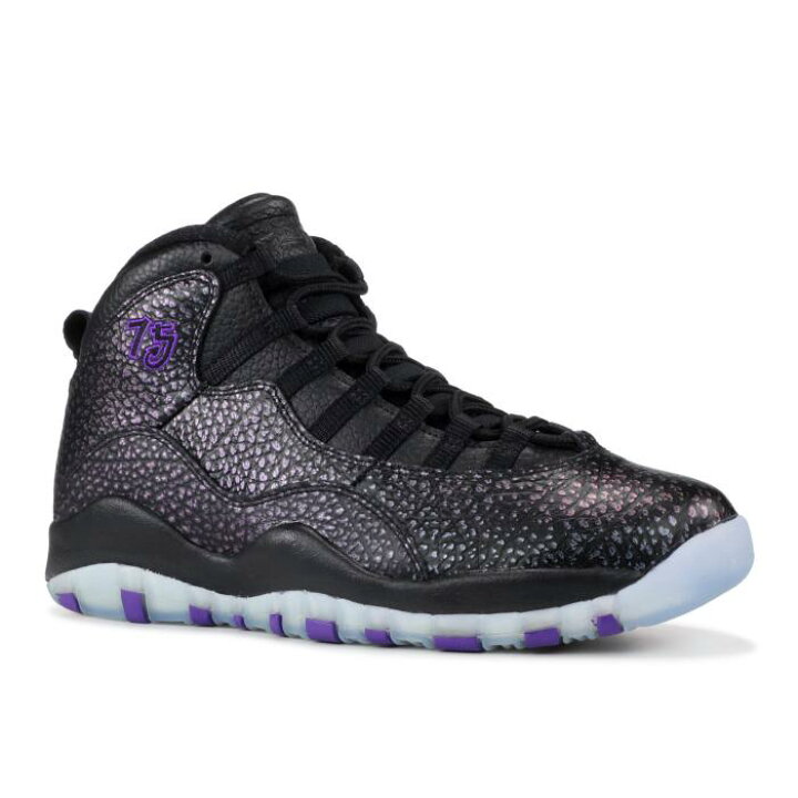 楽天市場 エアジョーダン Air Jordan 黒色 ブラック エアジョーダン Paris スニーカー メンズ 10 Retro Black Fierce Purpleblack スニケス